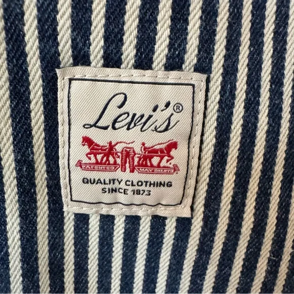 Levis Bree Barn Jacket Large Hickory Stripe - Picture 3 of 10